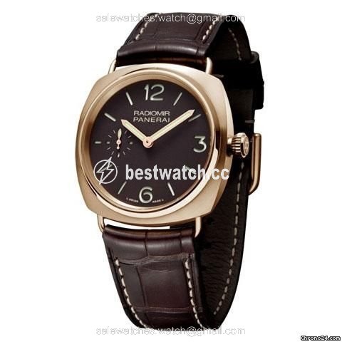 IMG_9085 Panerai Radiomir Mens watch Unisex Manual winding Rose gold PAM00336 Replica 2