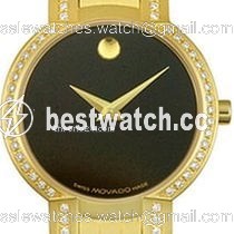 IMG_9085 Movado Faceto Womens watch Quartz Steel 0605147 Replica 2