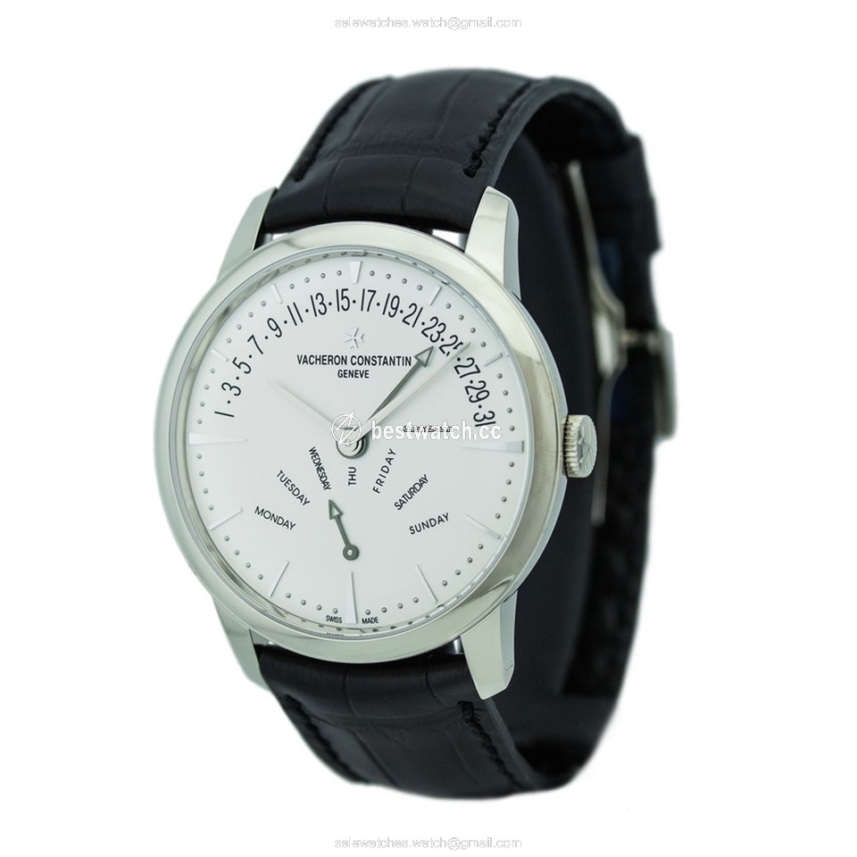 IMG_9085 Vacheron Constantin Patrimony Mens watch Unisex Automatic White gold 4000U 000G-B112 Replica 2