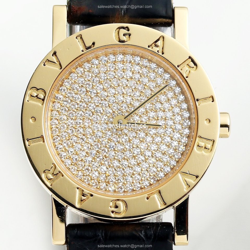 IMG_9085 Bulgari Bulgari Womens watch Quartz Yellow gold BB26 DGL Replica 2