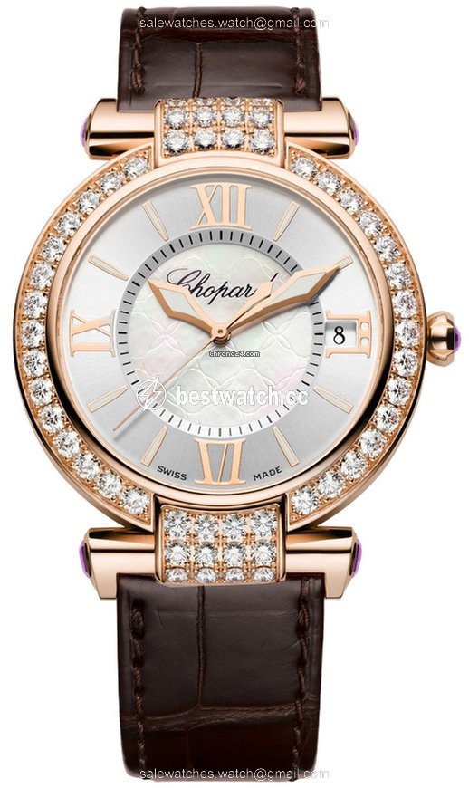 IMG_9085 Chopard Imperiale Womens watch Automatic Rose gold 384241-5003 Replica 2