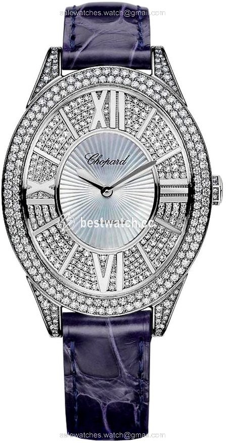IMG_9085 Chopard Classic Womens watch Quartz White gold 139365-1001 Replica 2