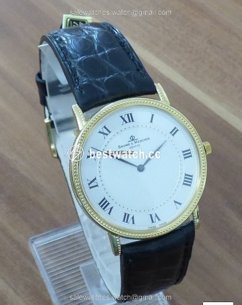 IMG_9085 Baume & Mercier Classima Mens watch Unisex Quartz Yellow gold 15607 Replica 2