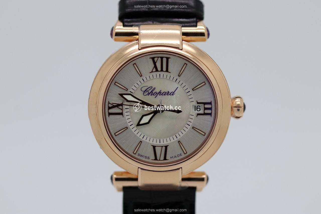 IMG_9085 Chopard Imperiale Womens watch Automatic Rose gold 384319-5001 Replica 2