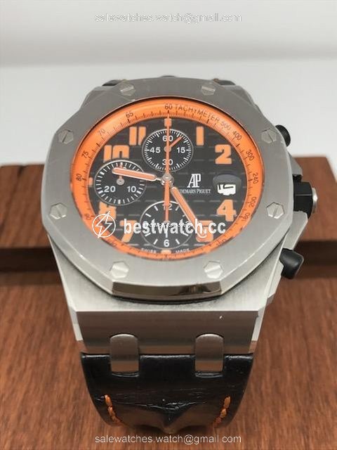 IMG_9085 Audemars Piguet Royal Oak Offshore Chronograph Volcano Mens watch Unisex Automatic Steel 26170ST.OO.D101CR.01 Replica 2