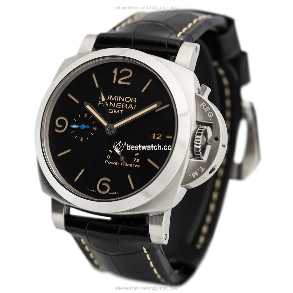 Panerai Luminor 1950 3 Days GMT Power Reserve Automatic Mens watch Unisex Automatic Steel PAM01321 or PAM1321 Replica 2