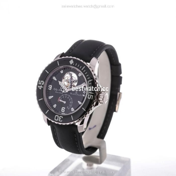IMG_9085 Blancpain Fifty Fathoms Mens watch Unisex Automatic White gold 5025-1530-52A Replica 2