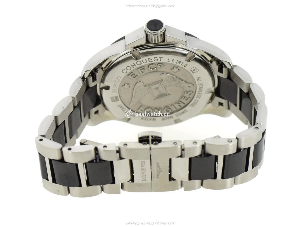 IMG_9085 Longines Conquest Womens watch Quartz Steel L3.281.0.57.7 Replica 2