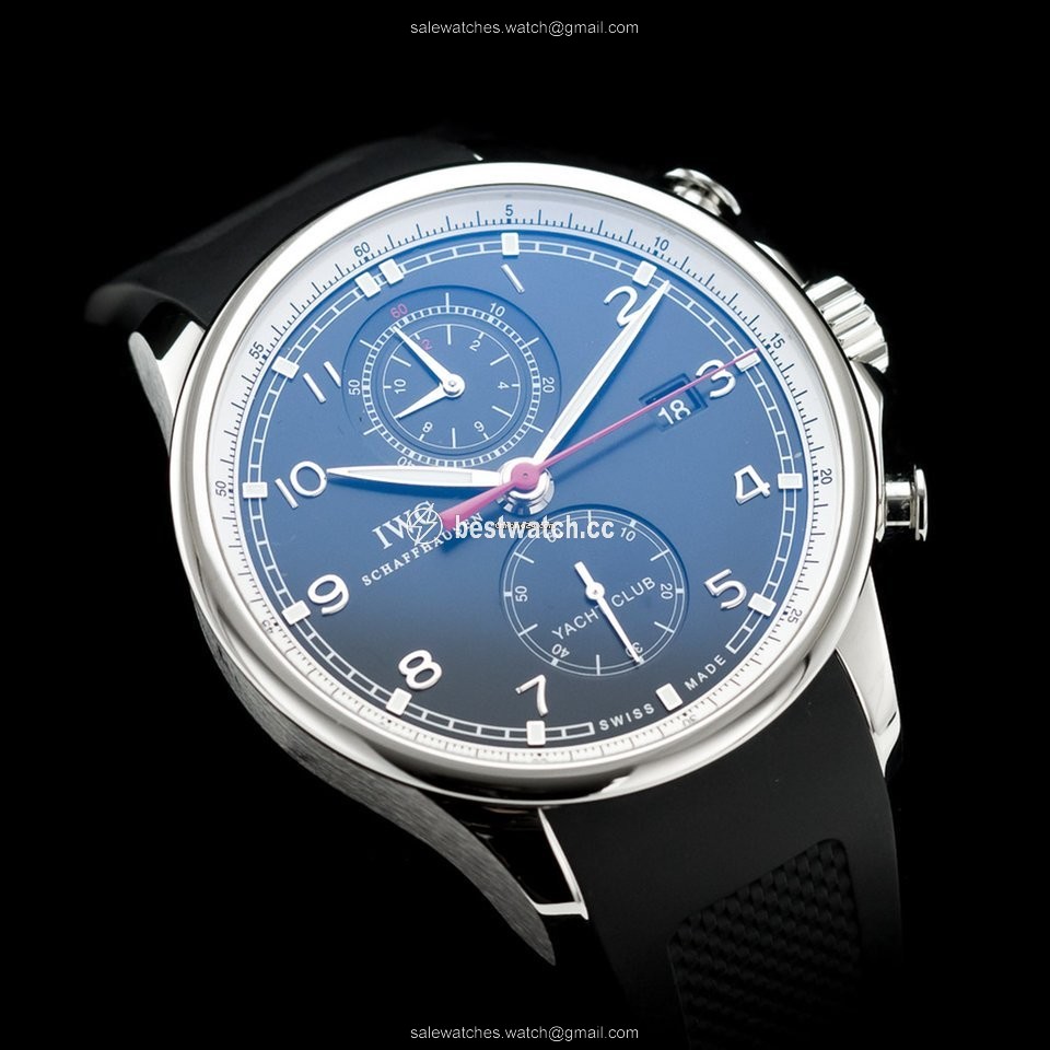 IMG_9085 IWC Portuguese Yacht Club Chronograph Mens watch Unisex Automatic Steel IW390210 Replica 2