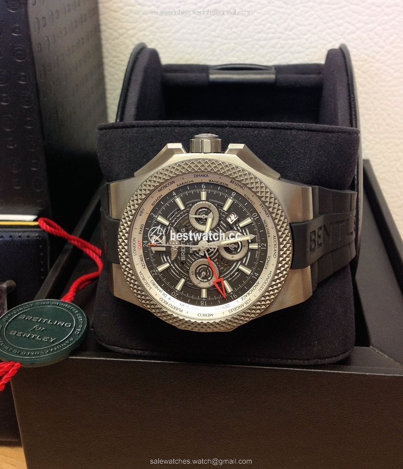 IMG_9085 Breitling Bentley GMT Mens watch Unisex Automatic Titanium EB0432 Replica 2