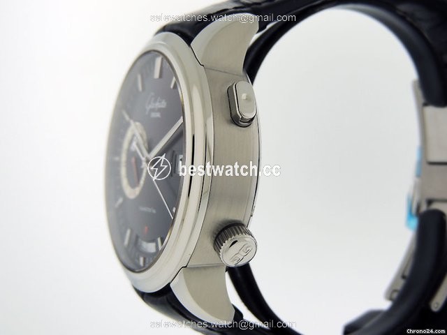 IMG_9085 Glashutte Original Senator Diary Mens watch Unisex Automatic Steel 100-13-04-04-04 Replica 2