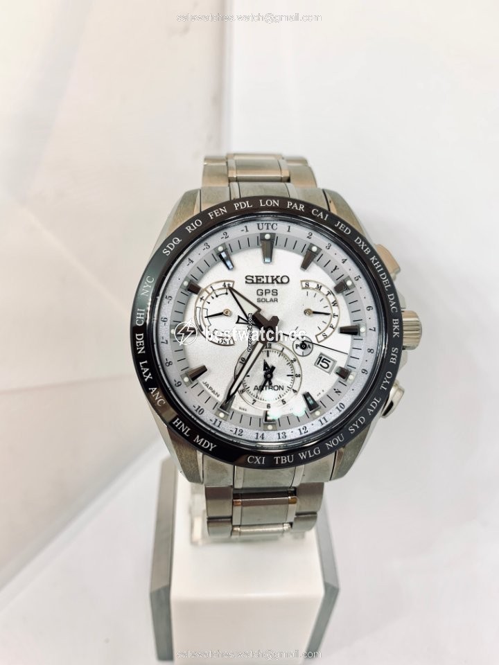 IMG_9085 Seiko Astron GPS Solar Chronograph Mens watch Unisex Automatic Titanium SSE047J1 Replica 2