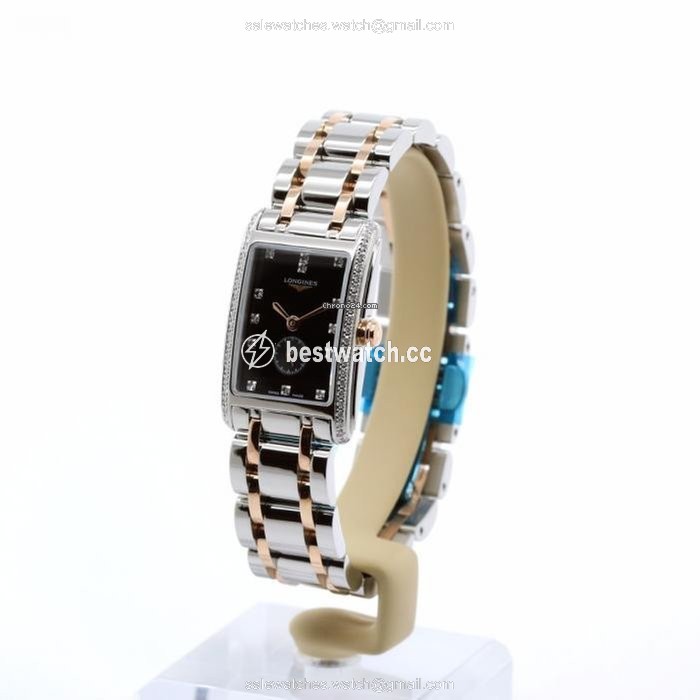 Longines DolceVita Womens watch Quartz Gold Steel L5.255.5.59.7 Replica 2