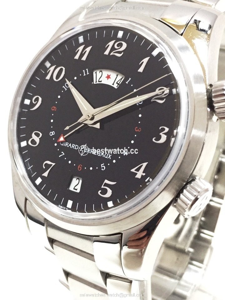 IMG_9085 Girard Perregaux Traveller Mens watch Unisex Automatic Steel 4935 Replica 2
