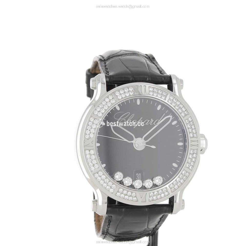 IMG_9085 Chopard Happy Sport Womens watch Quartz Steel 288525-3006 Replica 2