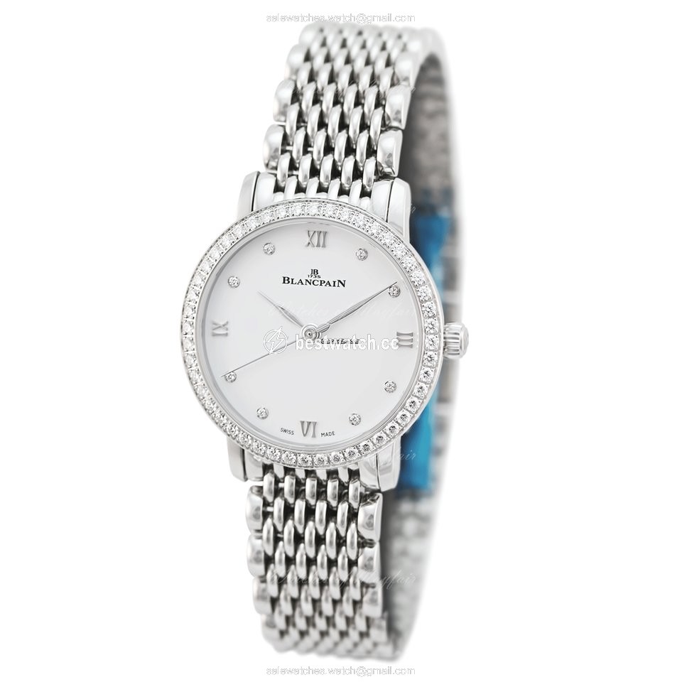 IMG_9085 Blancpain Villeret Ultra-Slim Womens watch Automatic Steel 6104-4628-MMB Replica 2