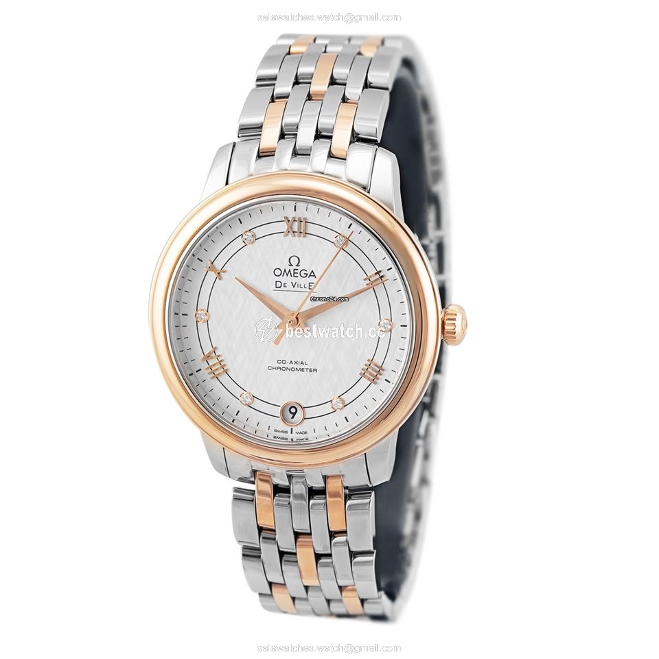 IMG_9085 Omega De Ville Prestige Womens watch Automatic Gold Steel 424.20.33.20.52.002 Replica 2