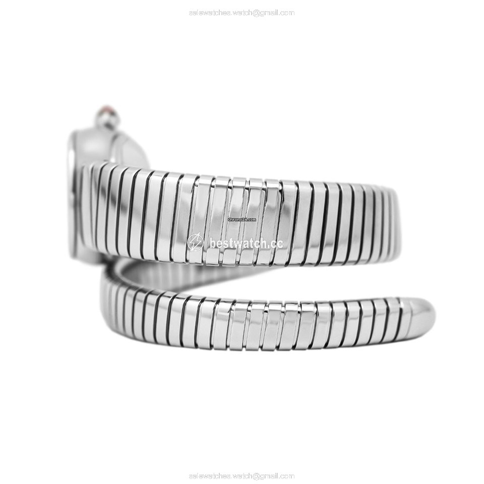 IMG_9085 Bulgari Serpenti Womens watch Quartz Steel 101817 SP35C6SS.1T Replica 2