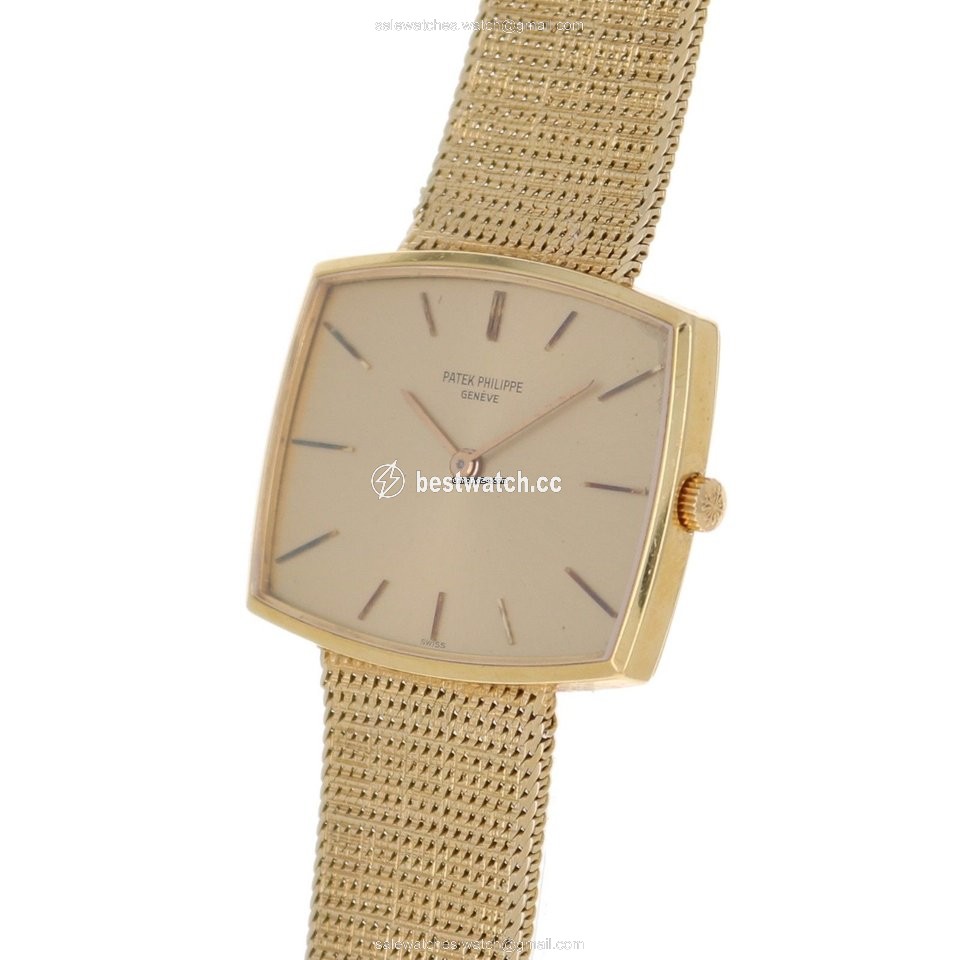 IMG_9085 Patek Philippe Vintage Mens watch Unisex Manual winding Yellow gold 3527 Replica 2