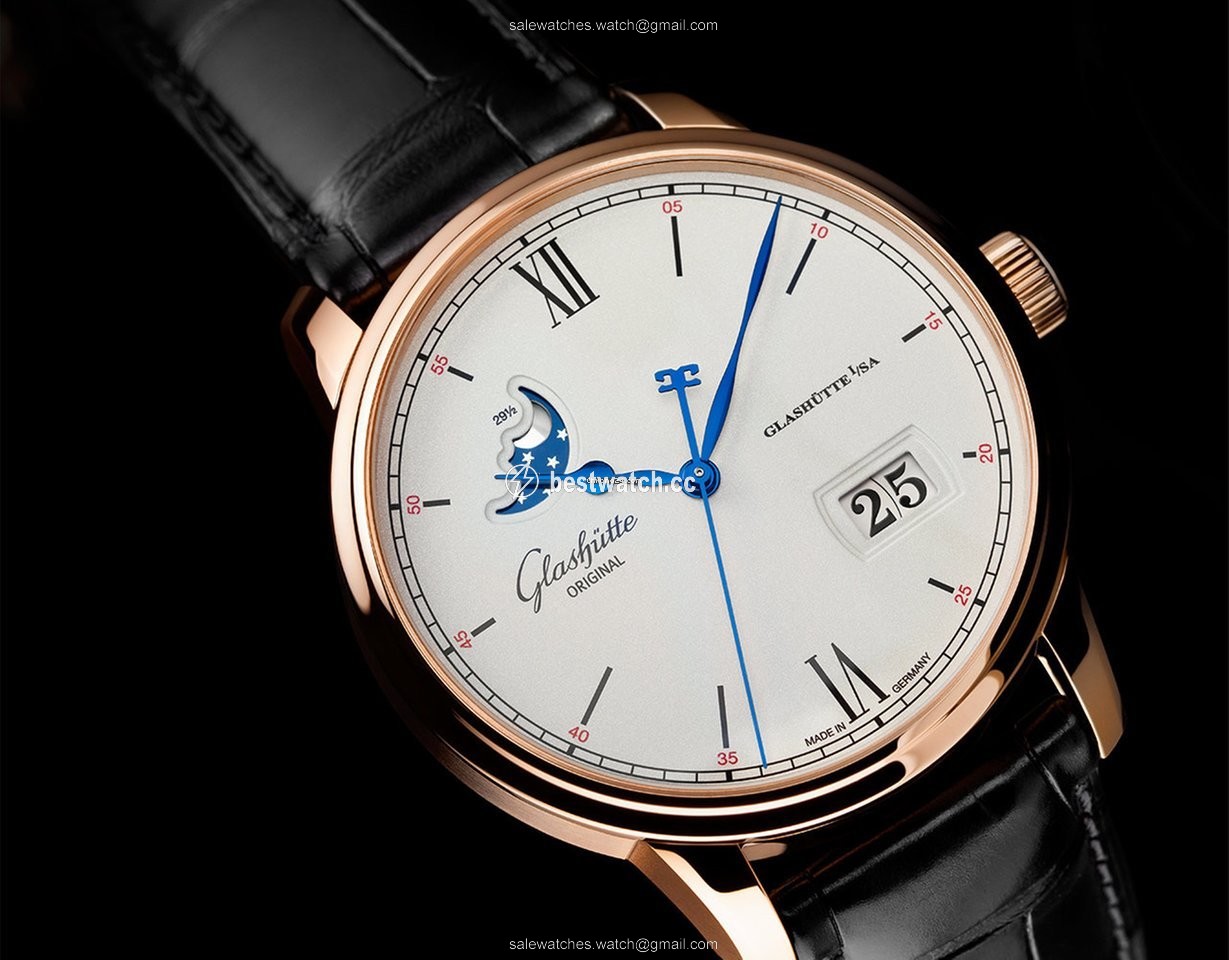 IMG_9085 Glashutte Original Senator Excellence Mens watch Unisex Automatic Red gold 1-36-04-02-05-30 or 36-04-02-05-30 Replica 2