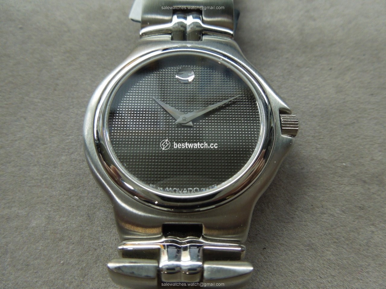 IMG_9085 Movado Mens watch Unisex Quartz Steel Movado 84.E2.0887 Replica 2