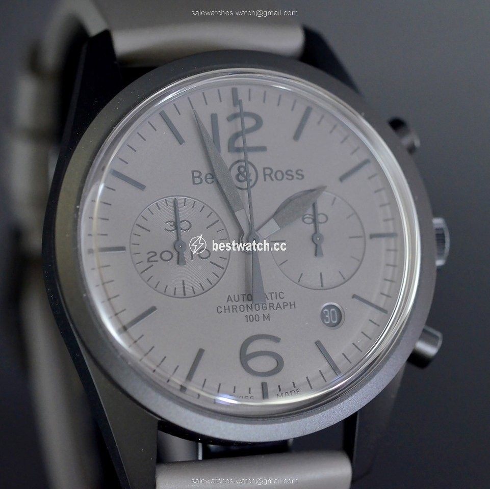 IMG_9085 Bell & Ross BR V1 Mens watch Unisex Automatic Steel BRV126-COMMANDO Replica 2