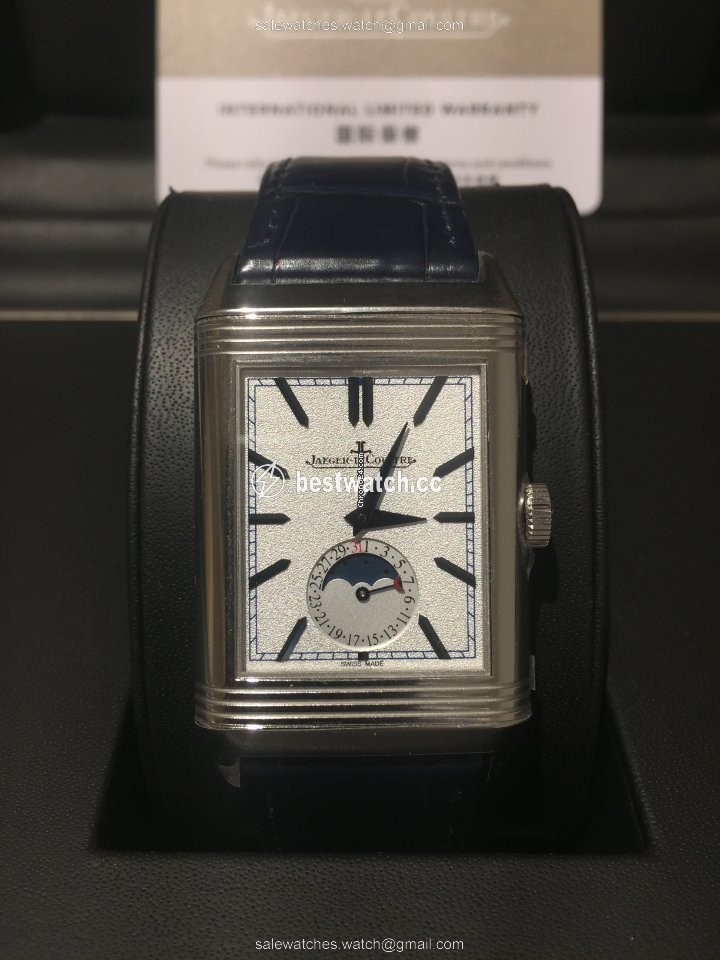 IMG_9085 Jaeger-LeCoultre Reverso Mens watch Unisex Manual winding Steel Q3958420 Replica 2