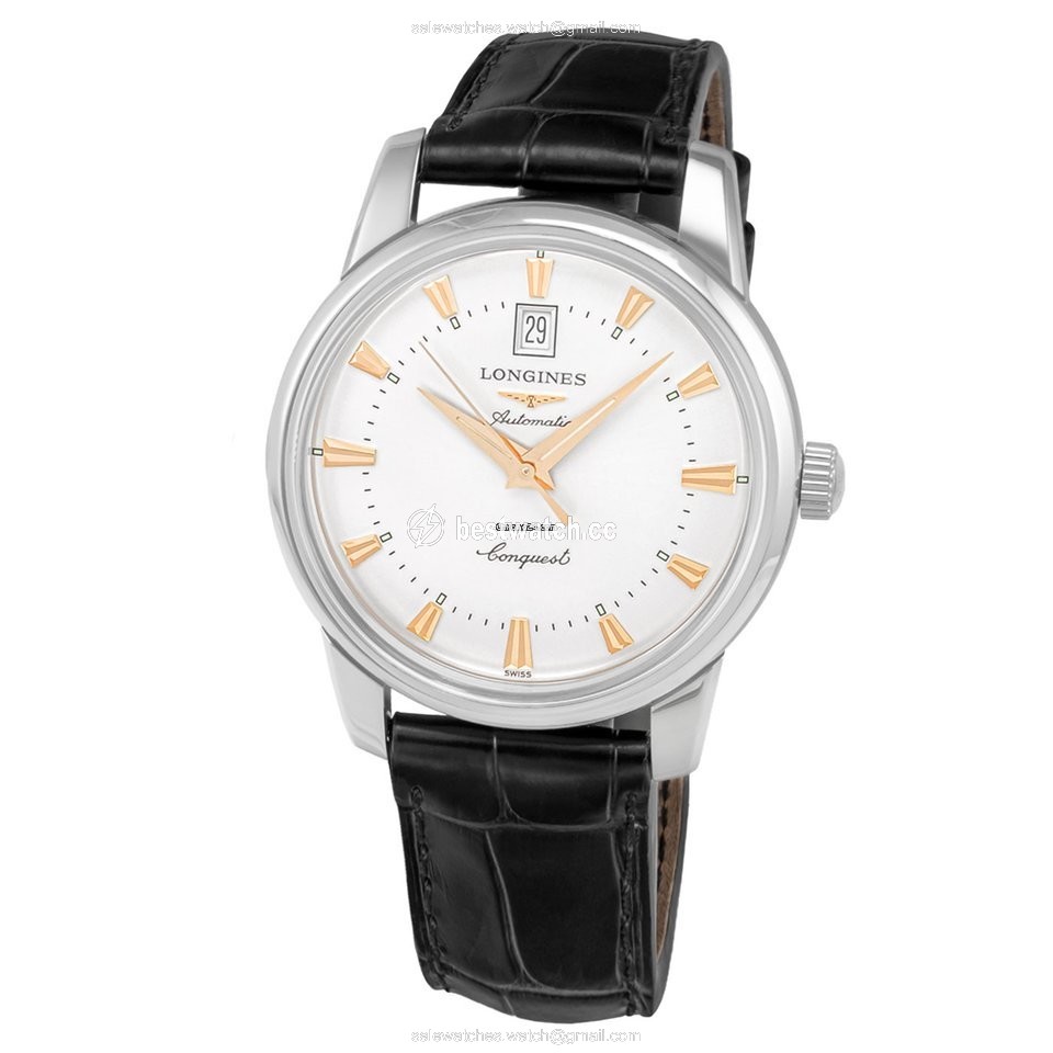 Longines Conquest Heritage Mens watch Unisex Automatic Steel L1.645.4.75.4 Replica 2