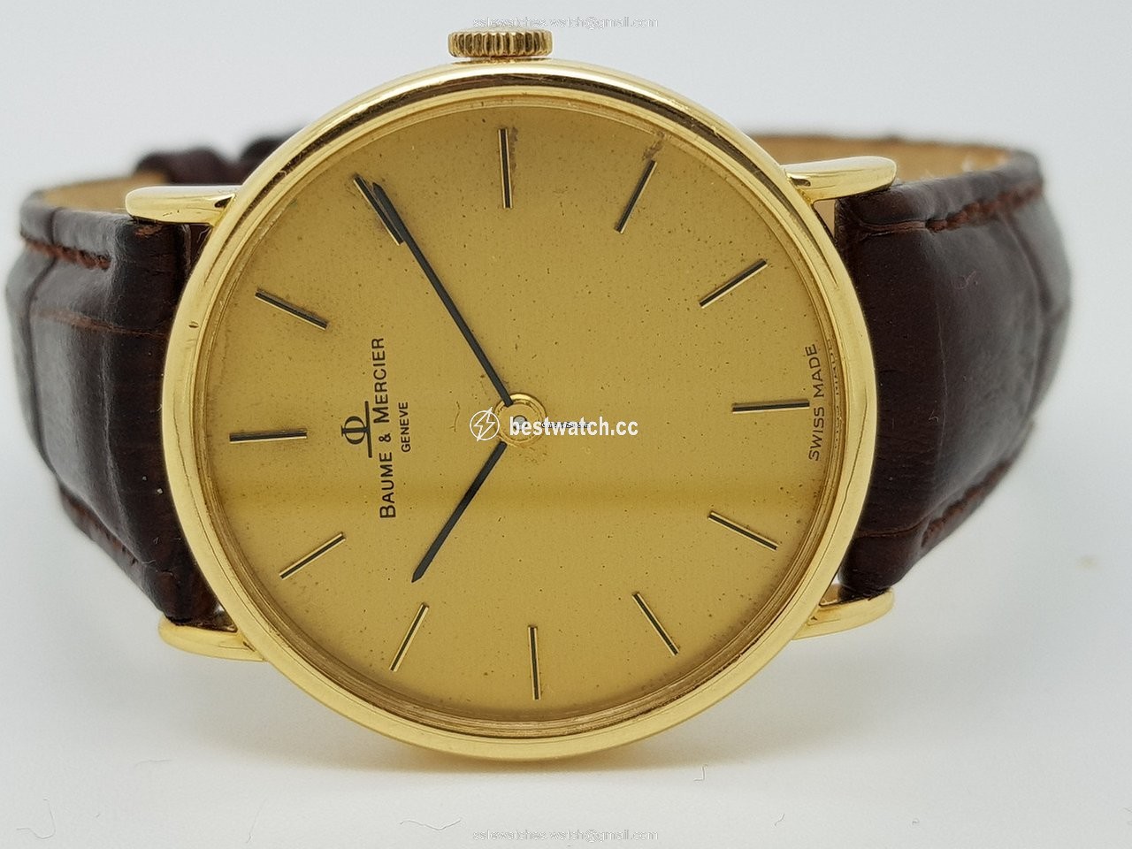 IMG_9085 Baume & Mercier Mens watch Unisex Manual winding Yellow gold 35103 Replica 2