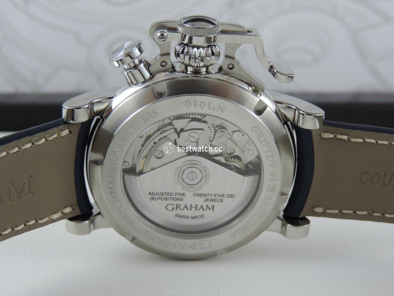 Graham Chronofighter Mens watch Unisex Automatic Steel 2CVAS.U04A.L129S Replica 2