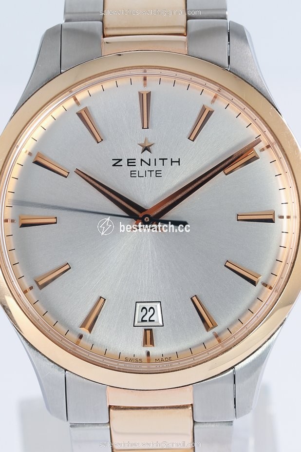 IMG_9085 Zenith Captain Central Second Mens watch Unisex Automatic Gold Steel 51.2020.670 01.M2020 Replica 2