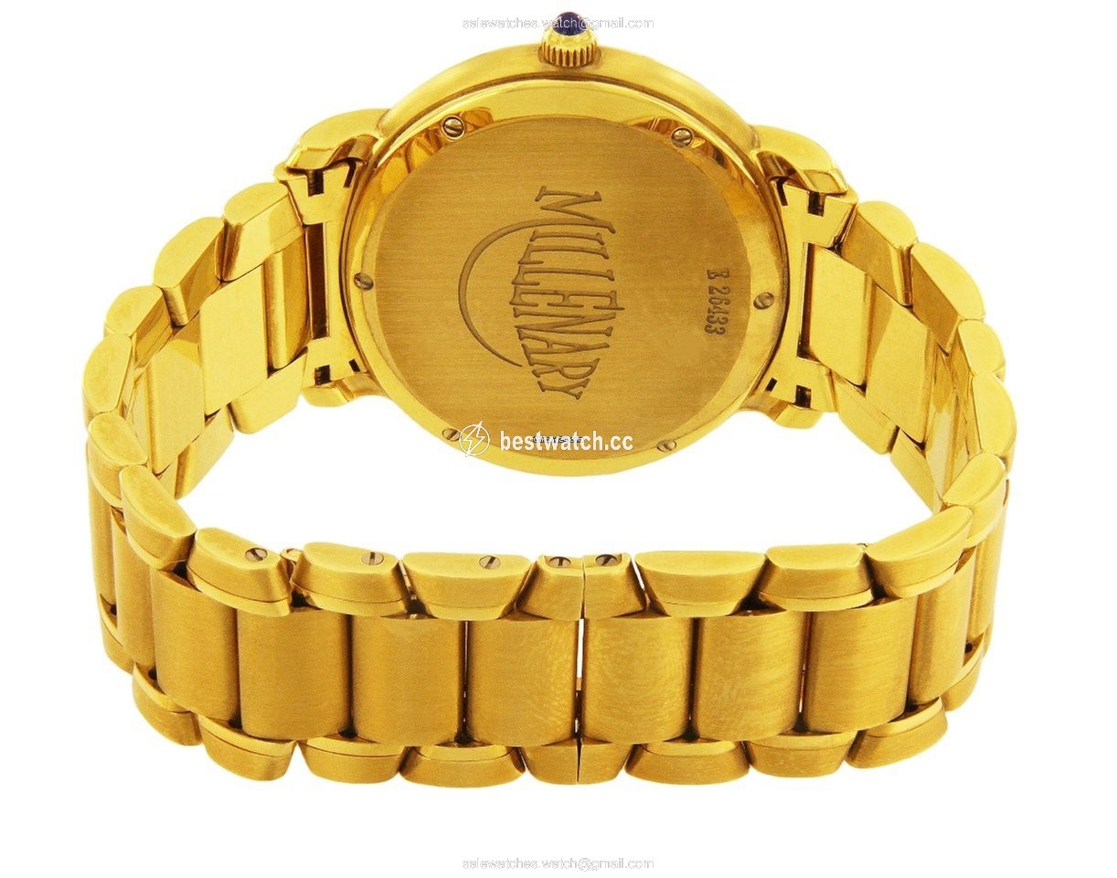 IMG_9085 Audemars Piguet Millenary Mens watch Unisex Automatic Yellow gold E26433 Replica 2