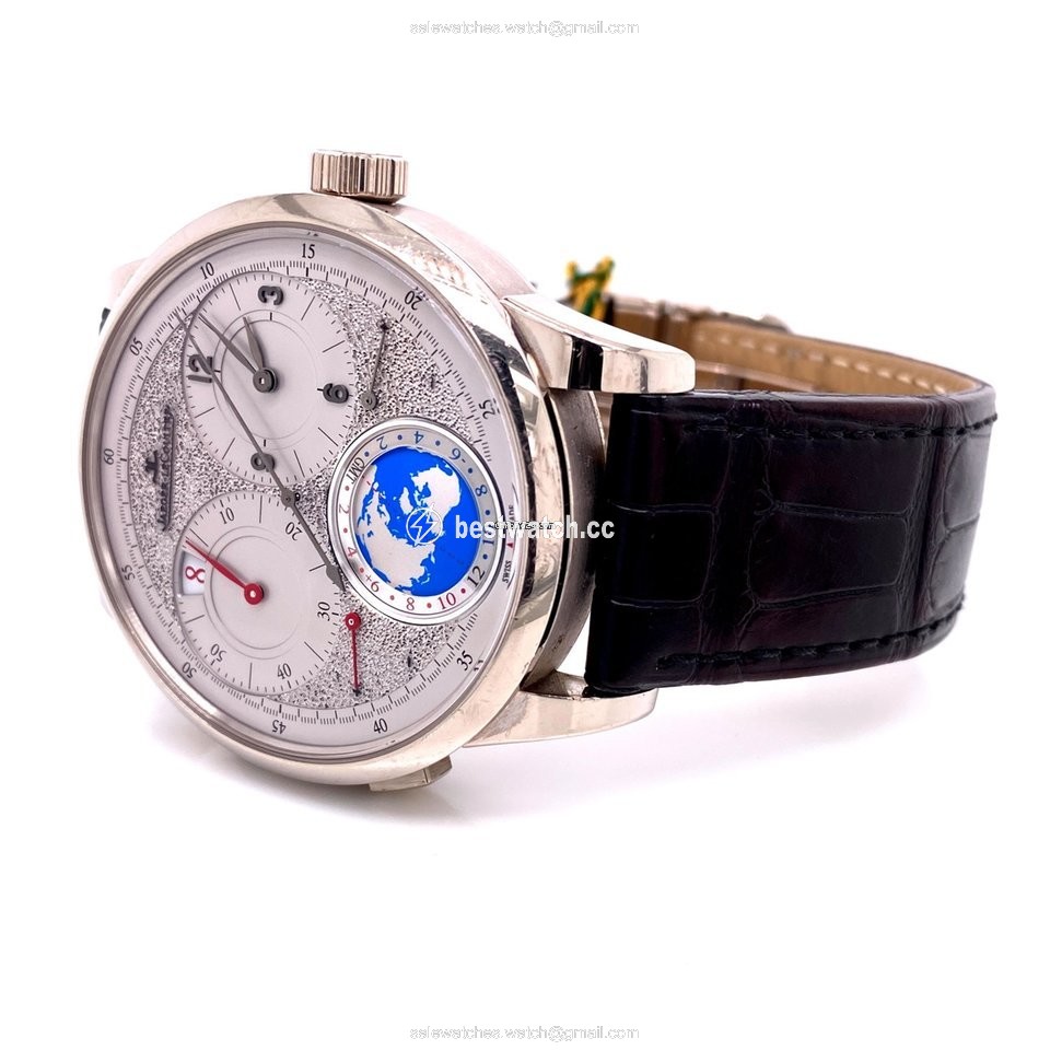 Jaeger-LeCoultre Duometre Mens watch Unisex Manual winding White gold Q6063540 Replica 2