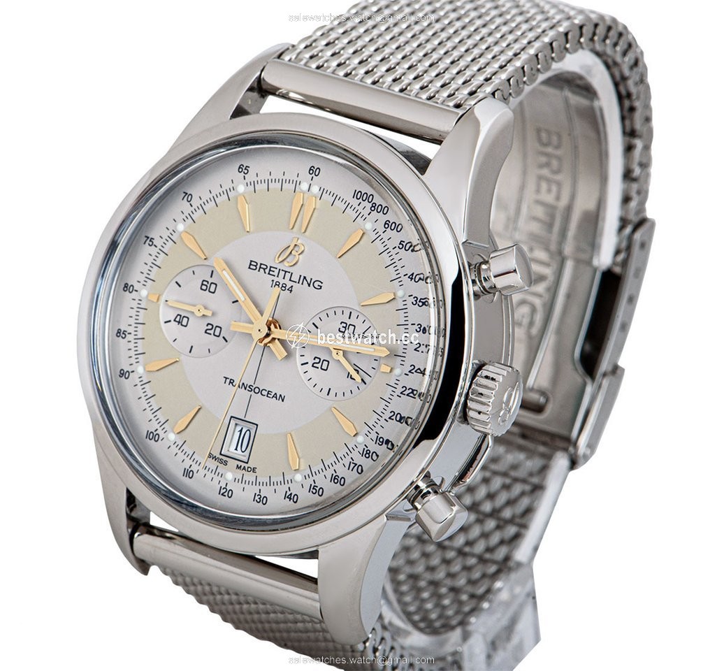 Breitling Transocean Mens watch Unisex Automatic Steel AB015412 G784 154A Replica 2