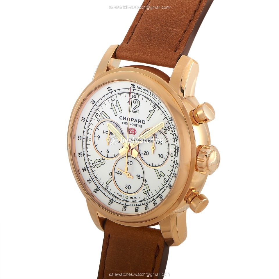 IMG_9085 Chopard Mille Miglia Mens watch Unisex Manual winding Rose gold 161299-5001 Replica 2