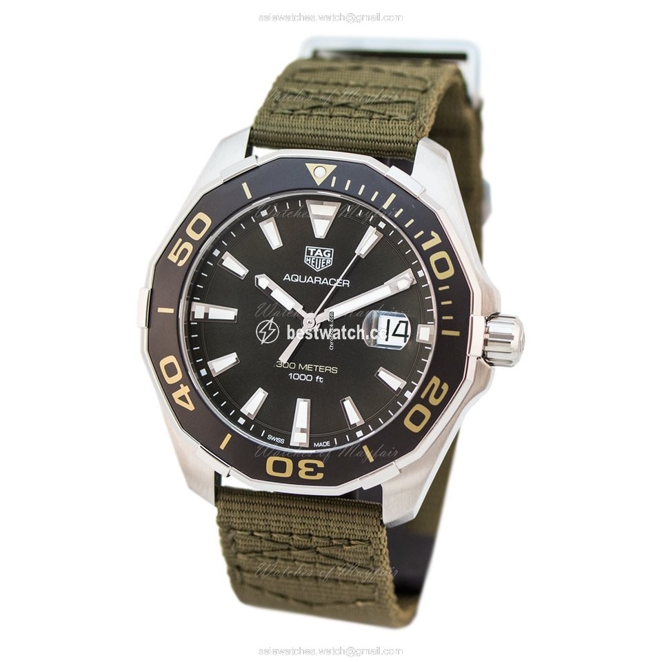 IMG_9085 TAG Heuer Aquaracer Mens watch Unisex Quartz Steel WAY101E.FC8222 Replica 2