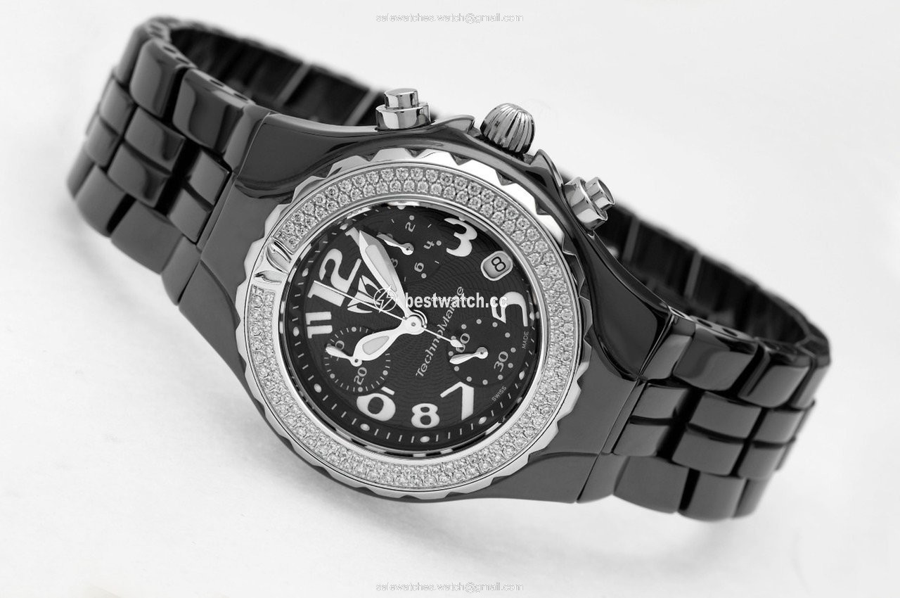 IMG_9085 Technomarine TechnoDiamond Womens watch Quartz Ceramic DTCB02C Replica 2