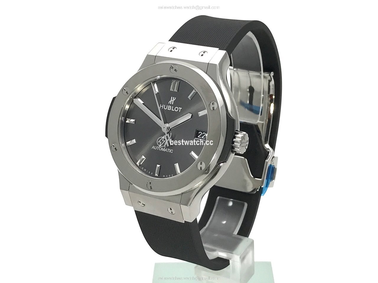 IMG_9085 Hublot Classic Fusion Racing Grey Mens watch Unisex Automatic Titanium 565.NX.7071.RX Replica 2