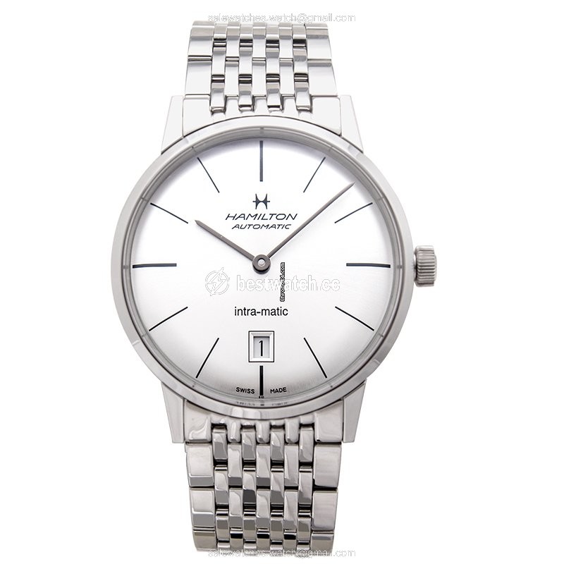 IMG_9085 Hamilton Intra-Matic Mens watch Unisex Automatic Steel H38455151 Replica 2