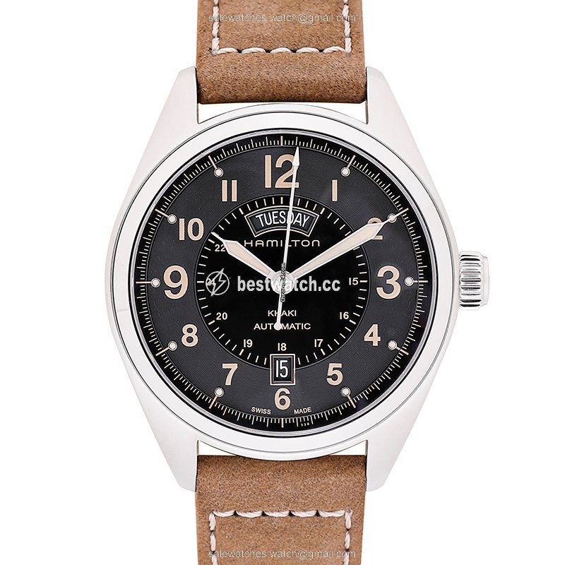 Hamilton Khaki Field Day Date Mens watch Unisex Automatic Steel H70505833 Replica 2