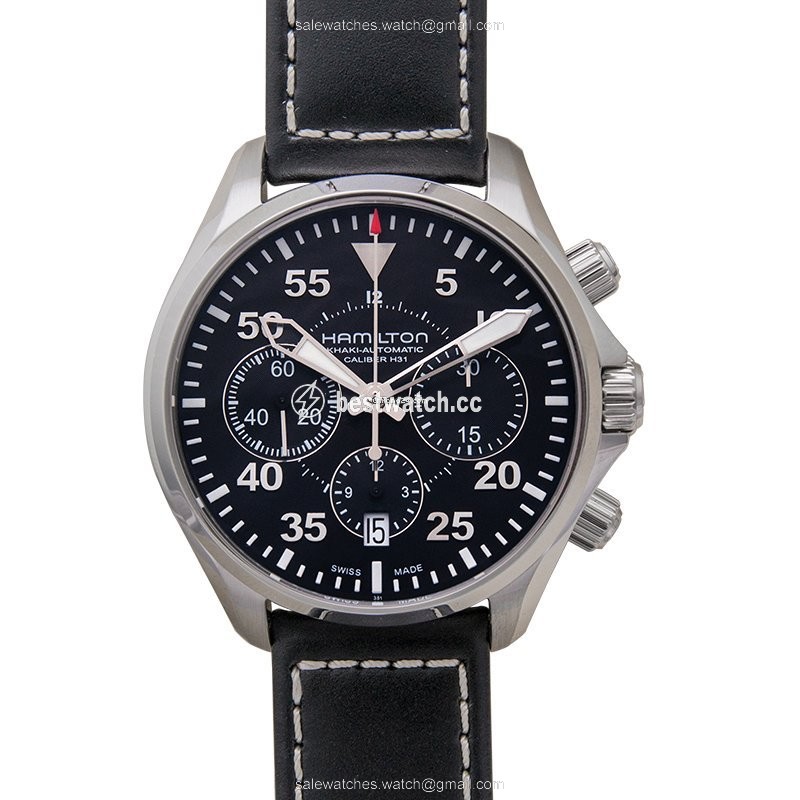 IMG_9085 Hamilton Khaki Pilot Mens watch Unisex Automatic Steel H64666735 Replica 2