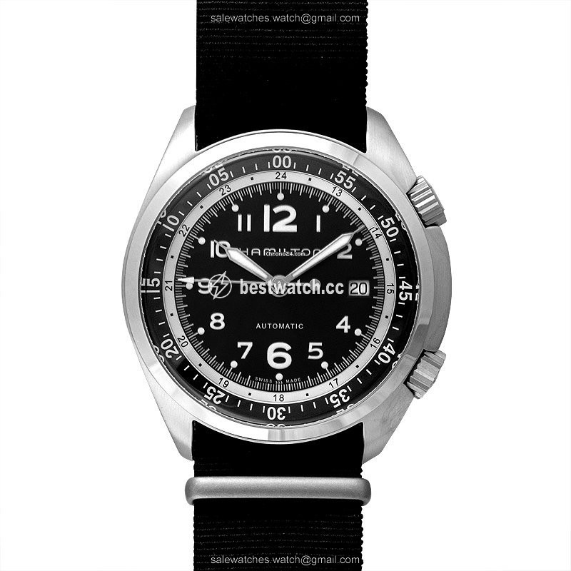 Hamilton Khaki Pilot Pioneer Mens watch Unisex Automatic Steel H76455933 Replica 2