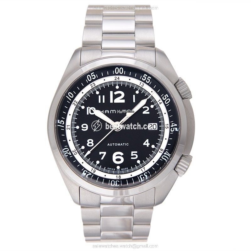 IMG_9085 Hamilton Khaki Pilot Pioneer Mens watch Unisex Automatic Steel H76455133 Replica 2
