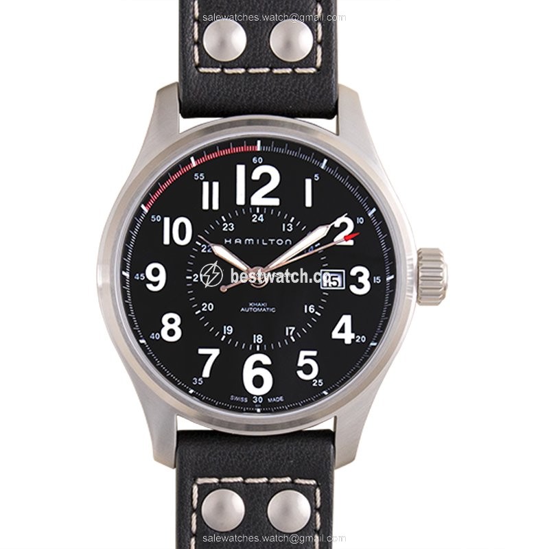 Hamilton Khaki Field Officer Mens watch Unisex Automatic Steel H70615733 Replica 2