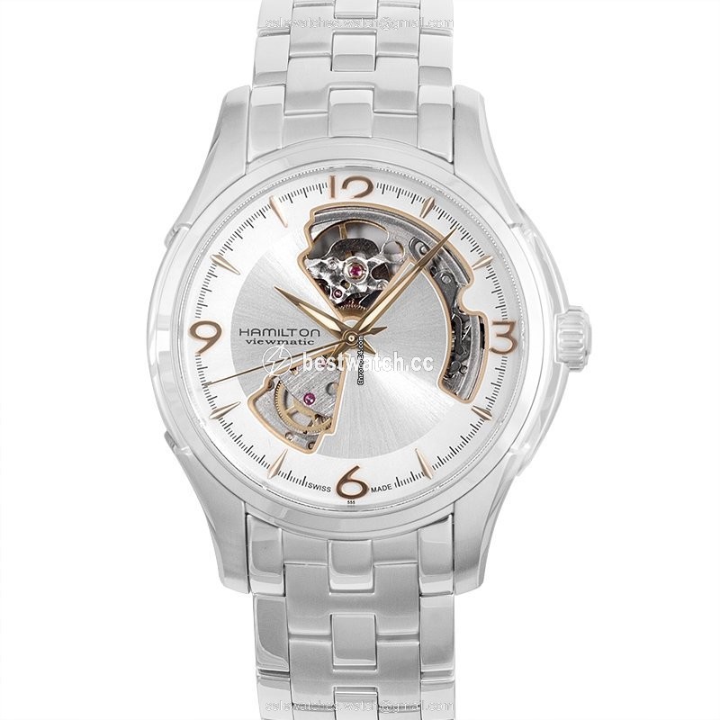IMG_9085 Hamilton Jazzmaster Open Heart Mens watch Unisex Automatic Steel H32565155 Replica 2