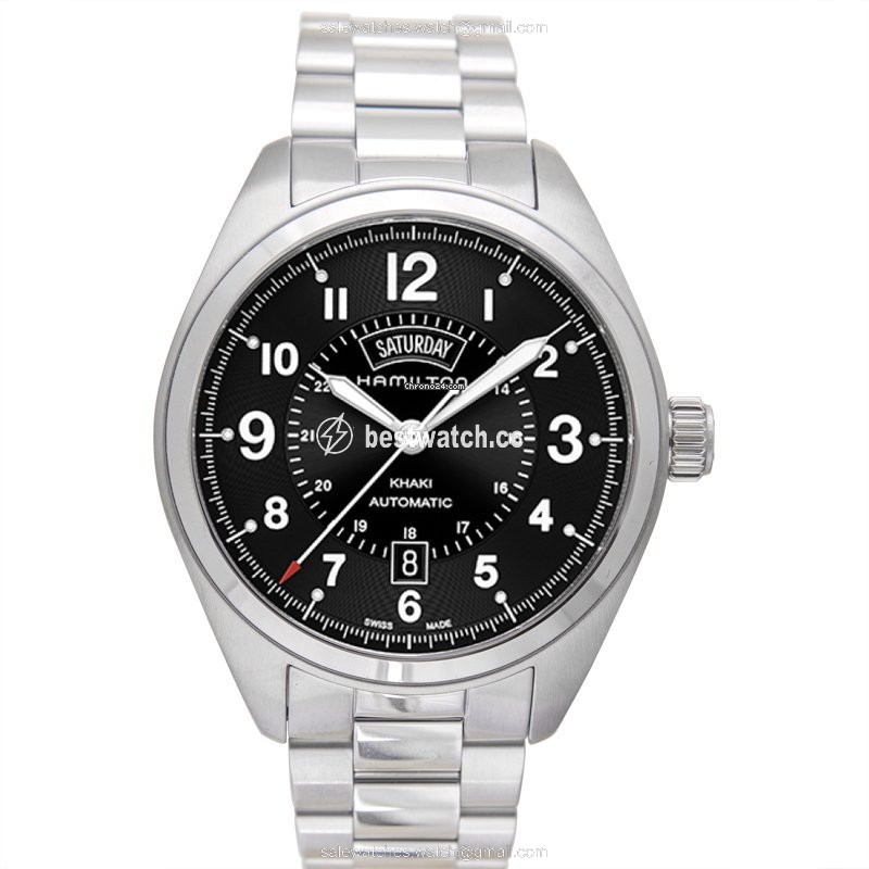 Hamilton Khaki Field Day Date Mens watch Unisex Automatic Steel H70505133 Replica 2