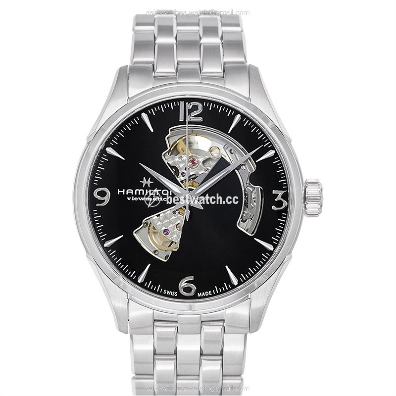 IMG_9085 Hamilton Jazzmaster Open Heart Mens watch Unisex Automatic Steel H32705131 Replica 2