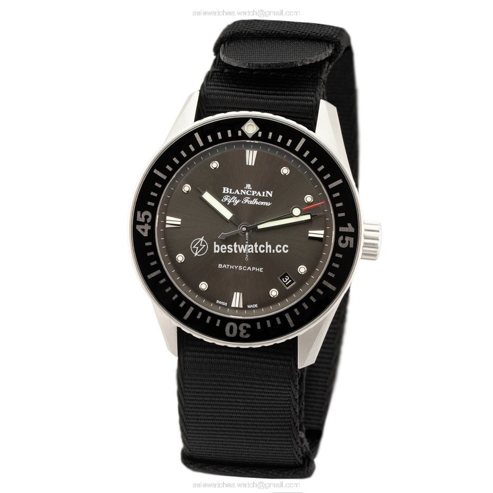 IMG_9085 Blancpain Fifty Fathoms Bathyscaphe Mens watch Unisex Automatic Steel 5100B-1110-NABA Replica 2