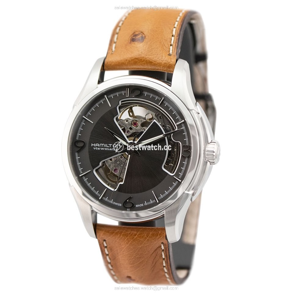 Hamilton Jazzmaster Open Heart Mens watch Unisex Automatic Steel H32565585 Replica 2