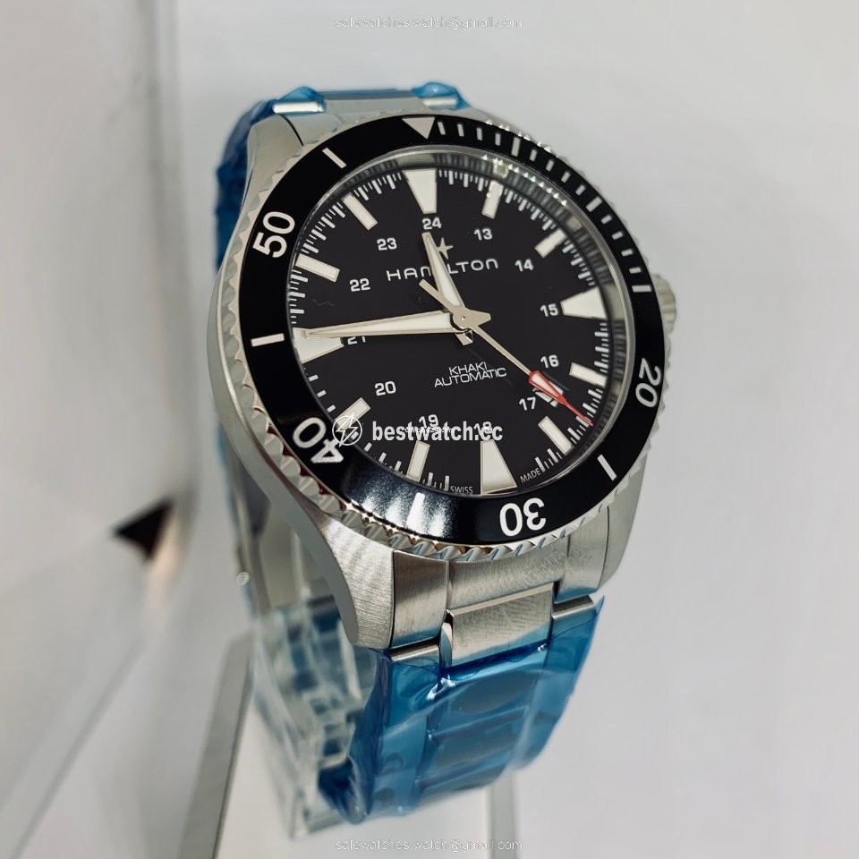 IMG_9085 Hamilton Khaki Navy Scuba Mens watch Unisex Automatic Steel H82335131 Replica 2